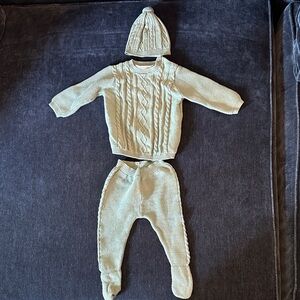 Mayoral Newborn Knit Sweater in Light Green